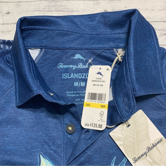 NWT TOMMY BAHAMA Men's Bahama Dolce Polo - Picture 6 of 9